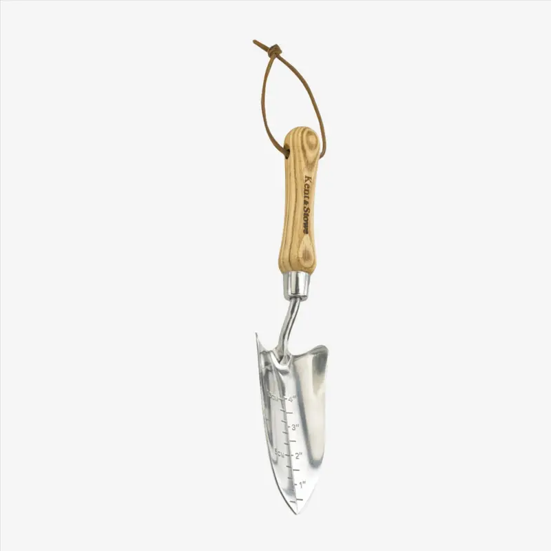 Kent & Stowe Stainless Steel Transplanting Trowel For Minimizing Root Disturbance 1