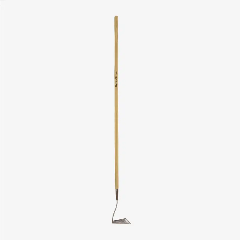 Kent & Stowe Stainless Steel Triple-Edge Hoe – Long Handle 1
