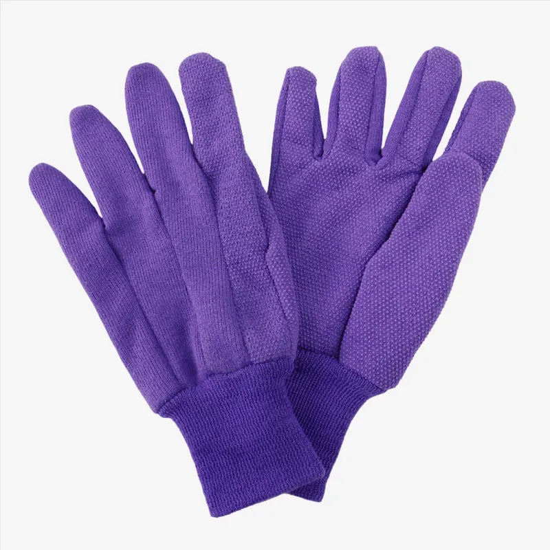 Kent & Stowe Women'S Purple Cotton Grip Gardening Gloves – Medium 1