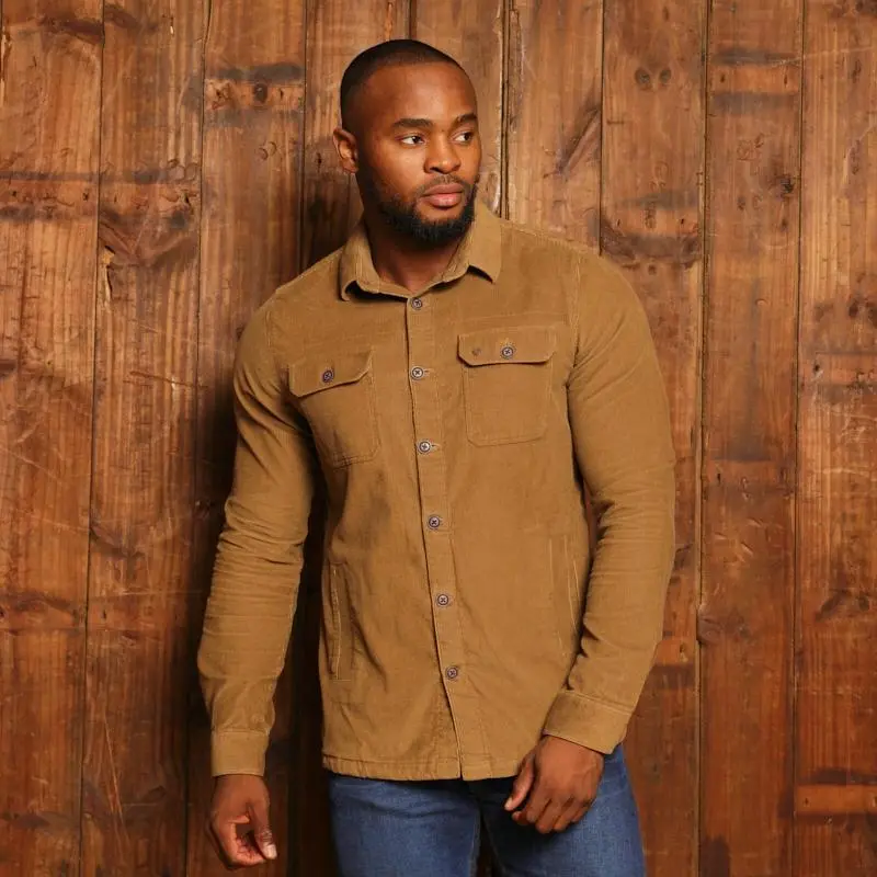 Kingsley Heath Expedition Shacket In Olive Canvas 1