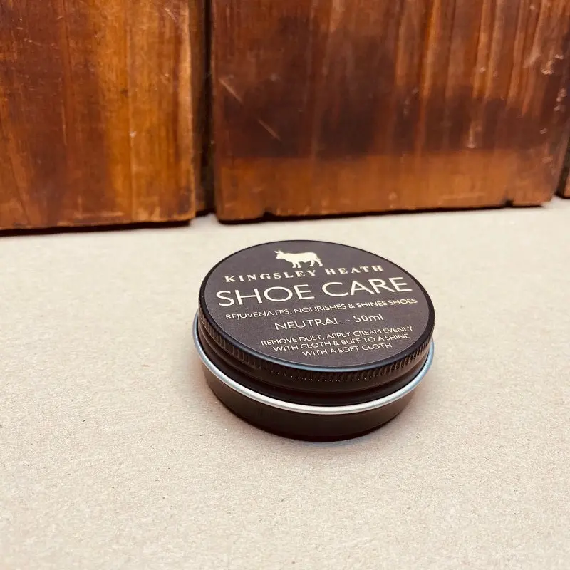Kingsley Heath Neutral Shoe Polish In Tin 1