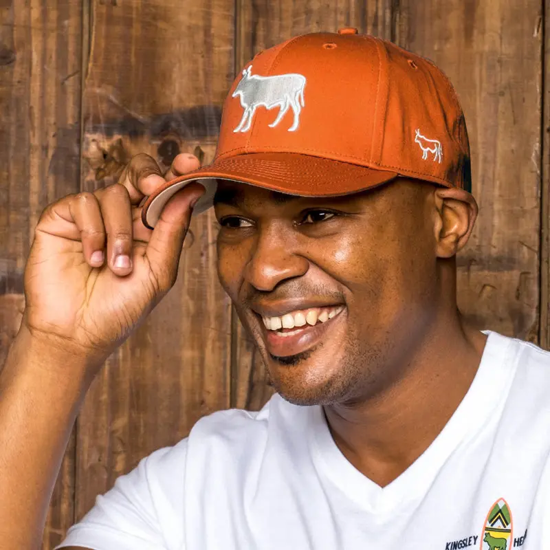 Kingsley Heath Solid Nguni Logo Tee – Buffalo Brown 1