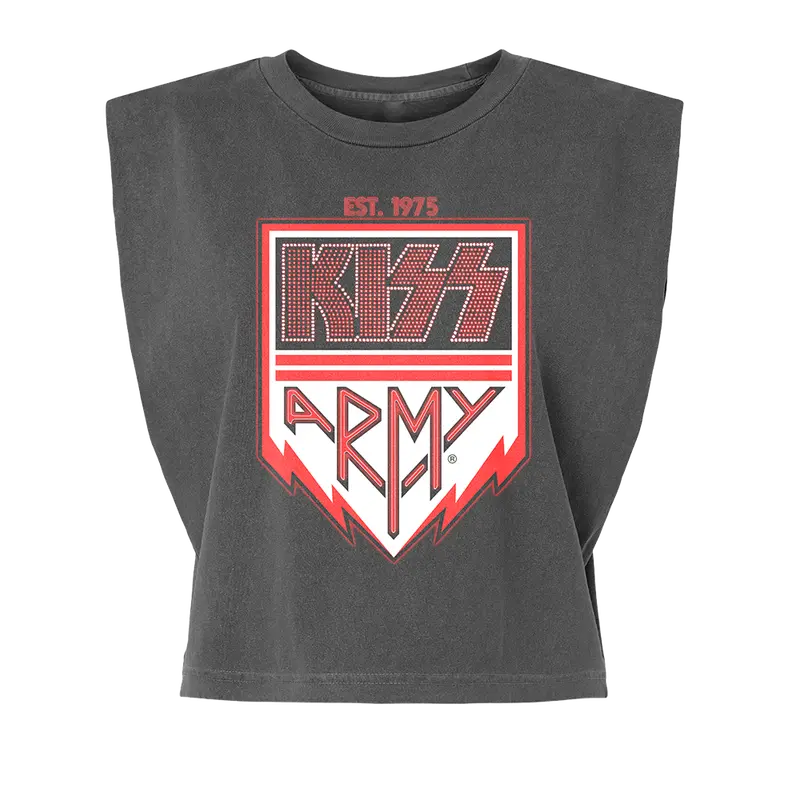 Kiss Army East 197 Rhinestone-Embellished Women’S Top 1