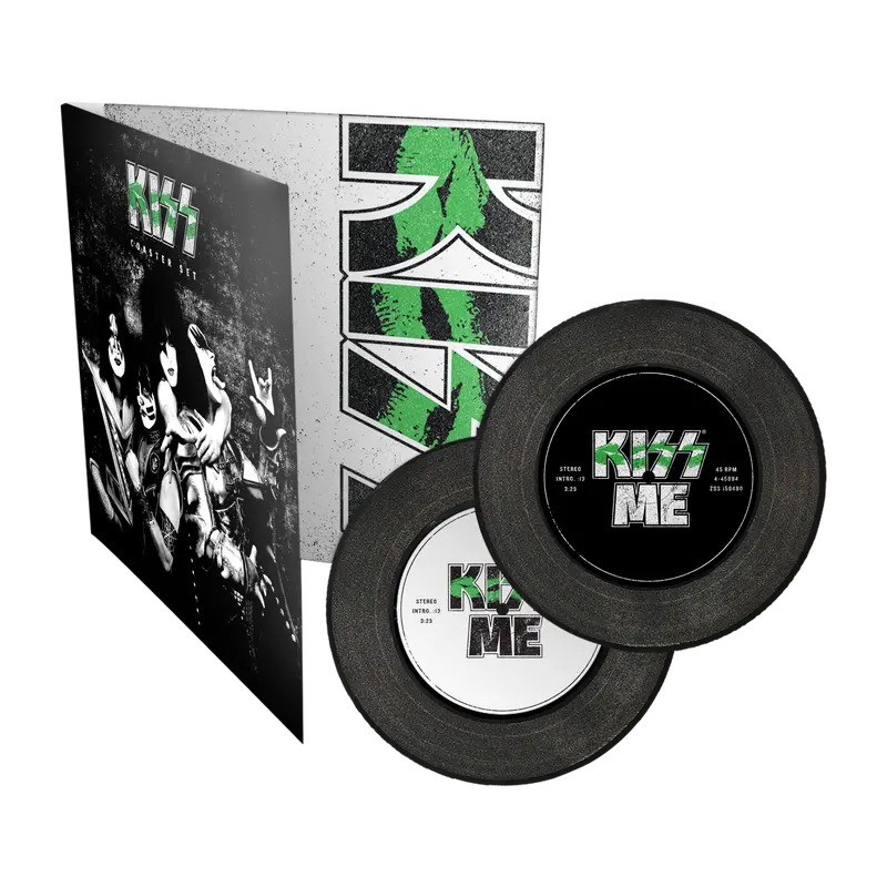 Kiss Me Vinyl Coaster Collection Set 1