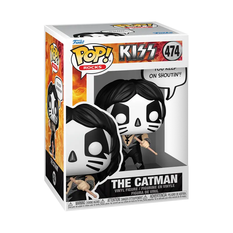 Kiss Pop! Vinyl Figure: The Catman – 'You Keep On Shoutin’' Edition 1