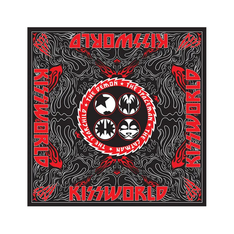 Kissworld Official Printed Bandana 1
