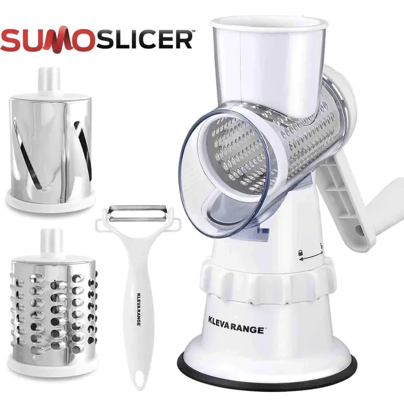 Kleva Sumo Slicer 3-In-1 Kitchen Tool – Effortless Slicing, Grating, And Shredding 1