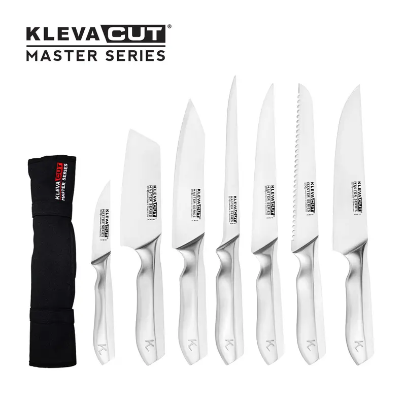 Klevacut Master Series 7-Piece Professional Knife Collection – Forged Steel Blades 1