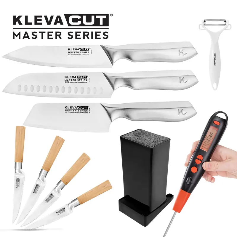 Klevacut Professional Chef Knife Set – 3-Piece Premium Cutlery With $130 In Free Gifts 1