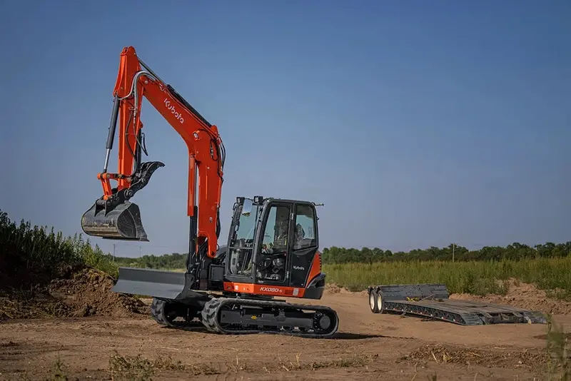Kubota Kx080-5 Zero-Tail-Swing Mini Excavator 1