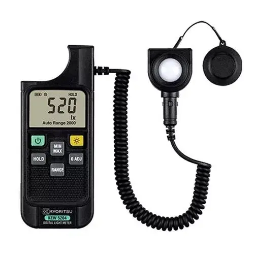 Kyoritsu Kew 5204 High-Accuracy Digital Light Meter – Wide Illuminance Range 1