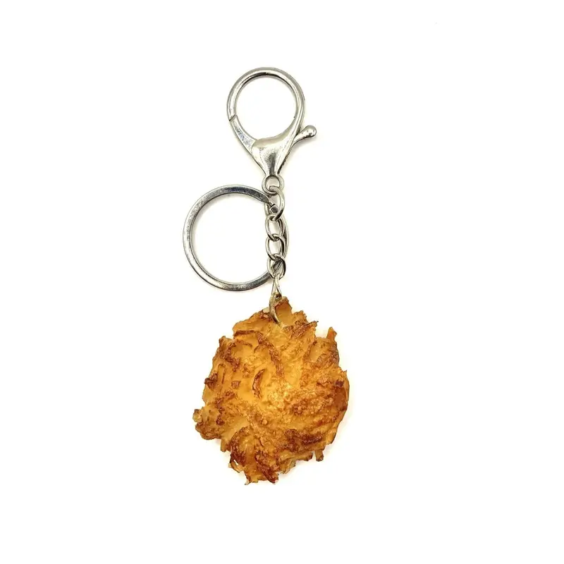 Latke-Themed Keychain – Playful Latkey Design 1
