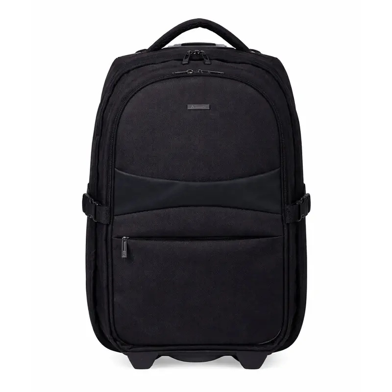 Lavvento Bg794 Rolling Laptop Backpack – Trolley-Style Business Bag With Wheels & Telescopic Handle 1