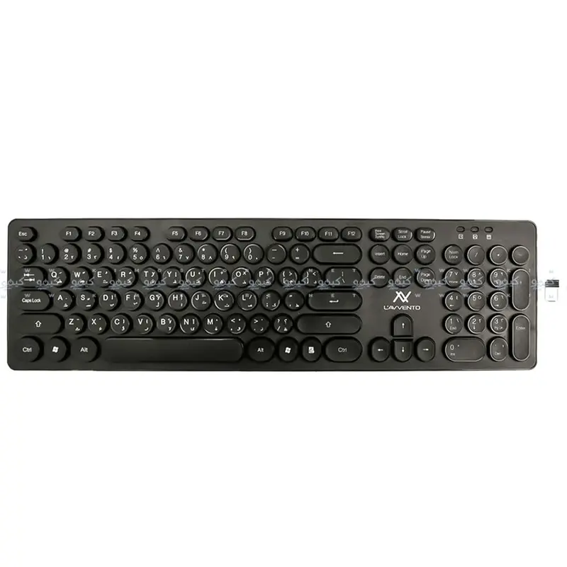 Lavvento Kb206 Wireless Keyboard – Compact En/Ar Layout, Silent Typing 1
