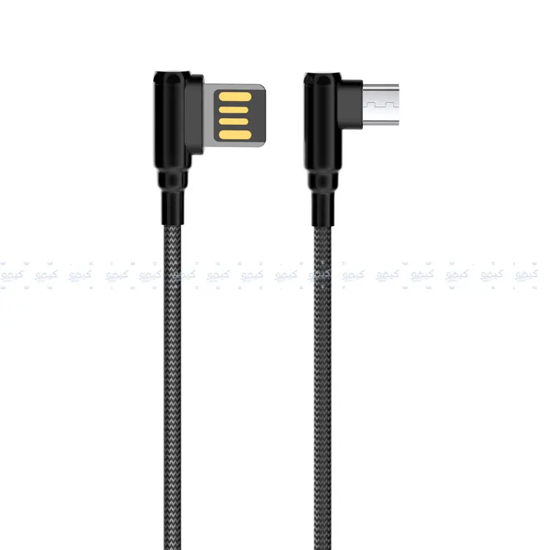 Ldnio Ls421 Right-Angle Usb-A To Micro-Usb Cable – 2.4A Fast Charging, 1M 1