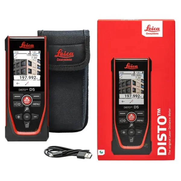 Leica Disto D5 – 200 M Laser Distance Meter With 4× Digital Zoom & Bluetooth 1