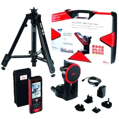 Leica Disto D810 Touch Pack – Bluetooth Laser Distance Meter (220 M, Ip54) 1