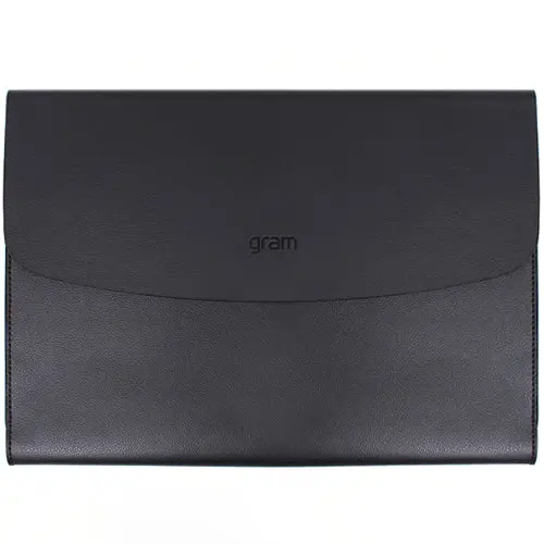 Lg Gram 360 Laptop Sleeve – Premium Black Artificial Leather Case 1