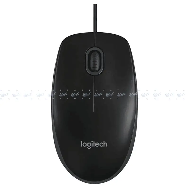 Logitech B100 Wired Optical Mouse – 1000 Dpi, Compact Black Design 1