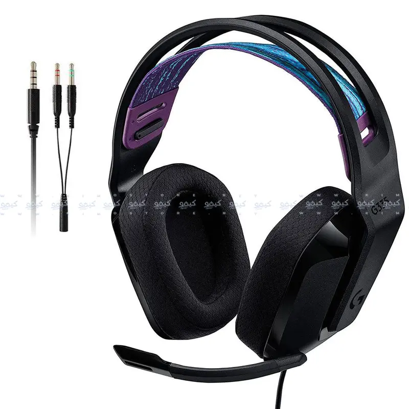 Logitech G335 Lightweight Gaming Headset With 7.1 Virtual Surround Sound 2