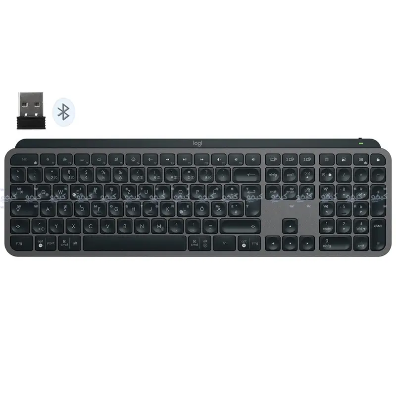 Logitech Mx Keys S – Graphite Wireless Keyboard With English & Arabic Support And Dual Bluetooth/Usb Mode 1