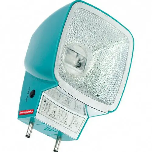 Lomography Diana Flash – Blue Bubble-Wrapped Accessory For Diana F+ Mini 1