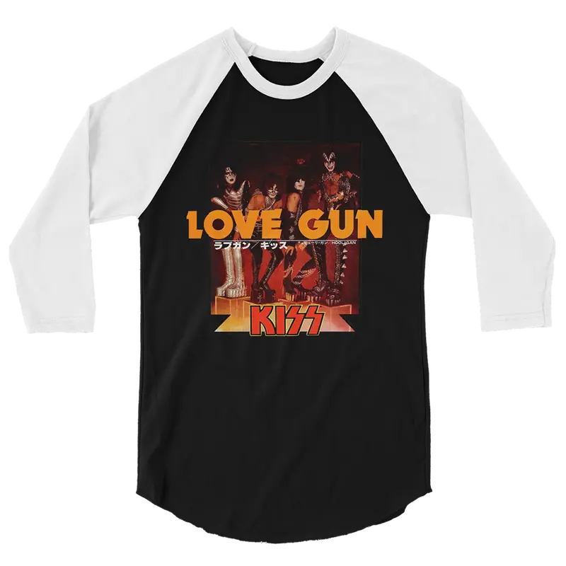 Love Gun Baseball-Style Raglan Tee 1