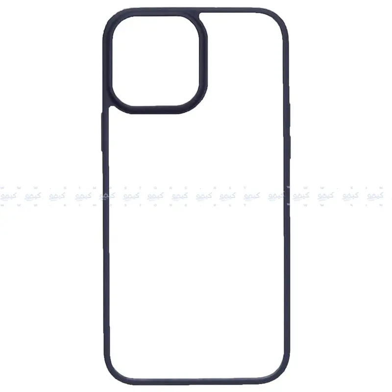 Magic Mask Transparent Silicone Iphone 13 Pro Max Case (Black) 1
