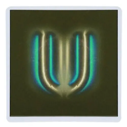 Magnetic Flux Visualization Film – 6-Color Gauss Display Card (100 × 100 Mm) 1