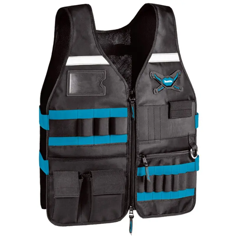 Makita E-15609 Adjustable Work Vest With Organized Tool Pockets 1