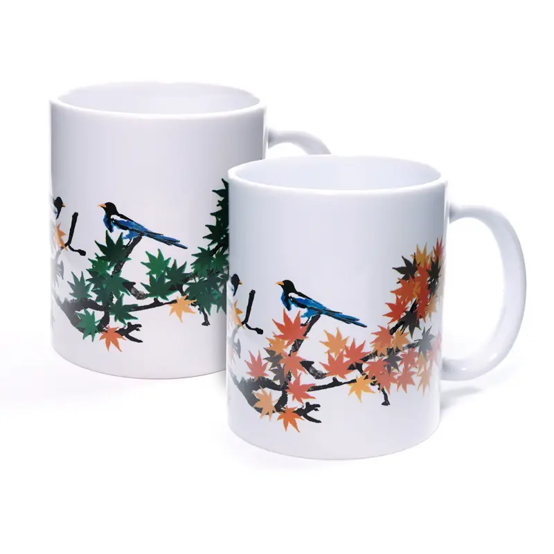 Maple Leaf Heat-Sensitive Morphing Ceramic Mug 1