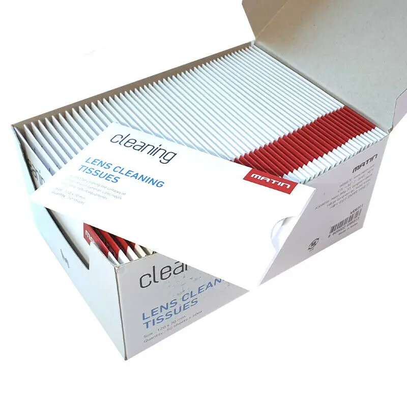 Matin Bulk Lens Cleaning Paper – 50 Packs × 50 Sheets = 2,500 Premium Disposable Cleaning Tissues 1