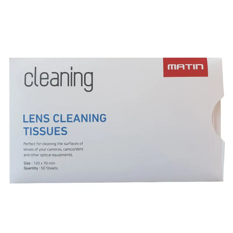 Matin Lens Cleaning Tissues – Pack Of 4 Refills (50 Sheets Each), 200 Total Soft, Lint-Free Wipes 1