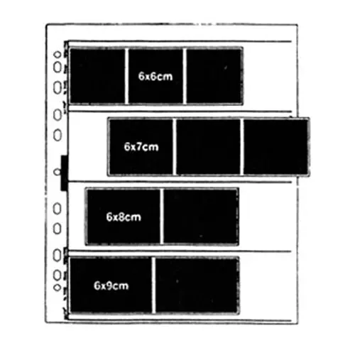 Matin M-9383 Archival Clear Negative Sleeves – 100-Page Binder For 120/220 Medium-Format Film 1