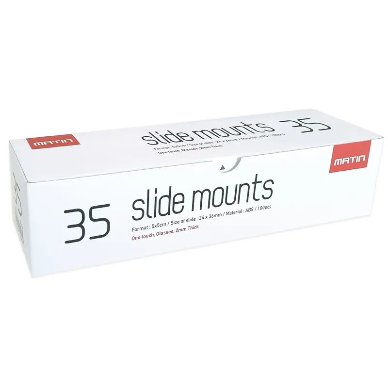 Matin Universal 35Mm Slide Mounts – 100-Piece Archival Storage Set For 135 Film Carousels 1
