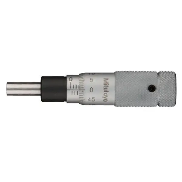 Mitutoyo Basic Micrometer Head – 0.01 Mm Graduated Adjustment Mechanism For Metrology Setups 1