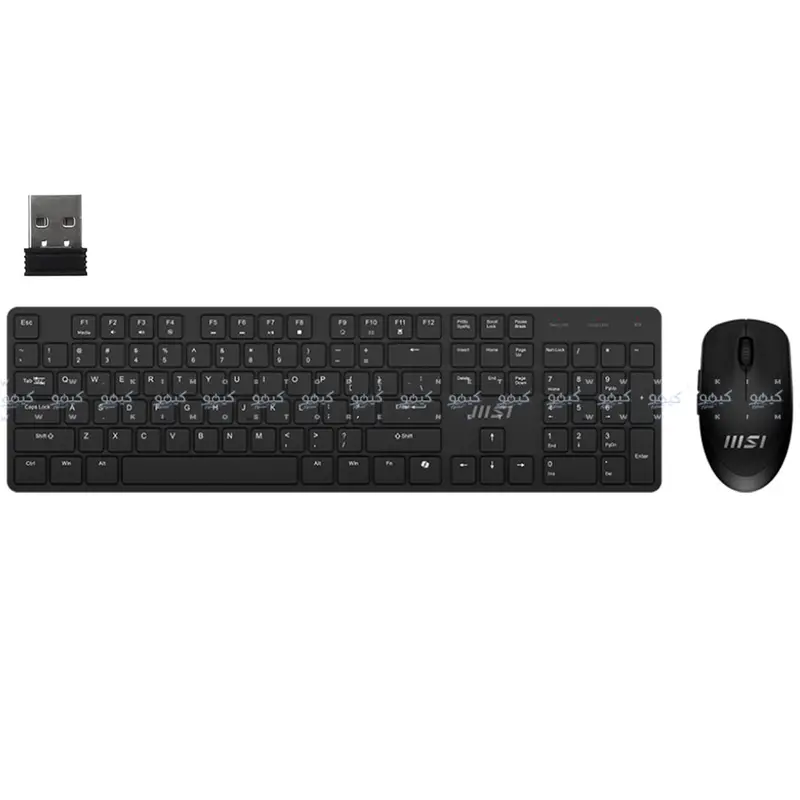 Msi Forge K200 Wireless Keyboard And Mouse Combo – English Key Layout 1