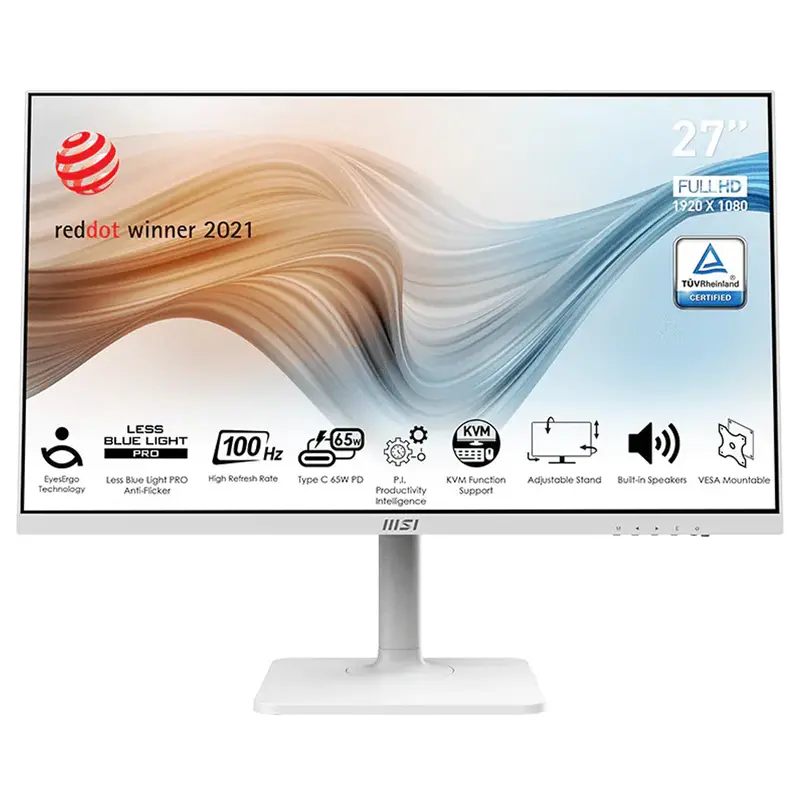 Msi Modern Md272Xpw 27-Inch Ips Fhd Monitor – 100Hz, Slim Bezel Design 1