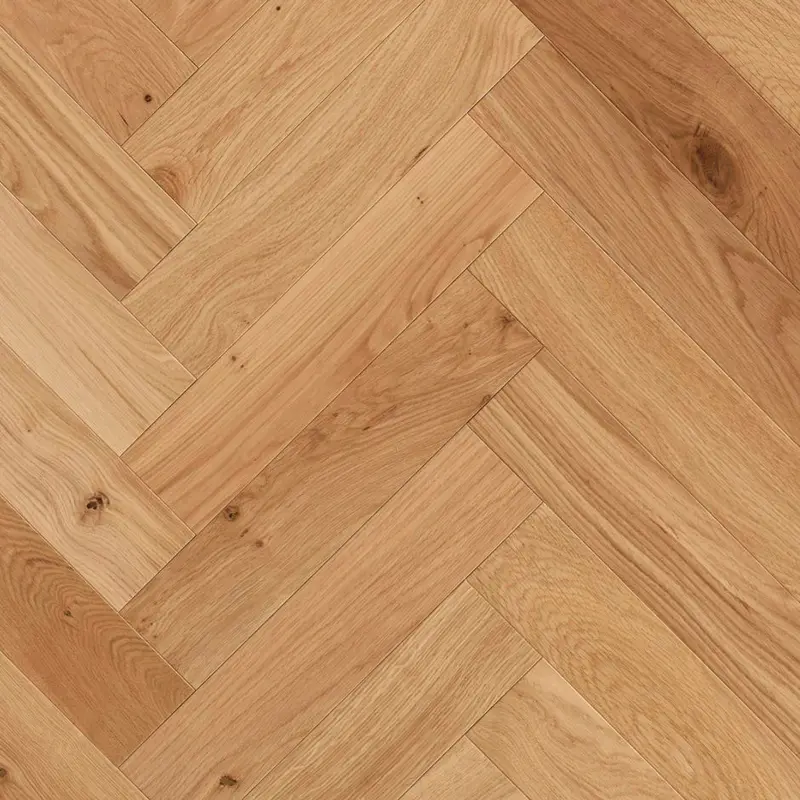 Natural Oak Engineered Parquet Flooring – Pre-Finished Rustic Design 1