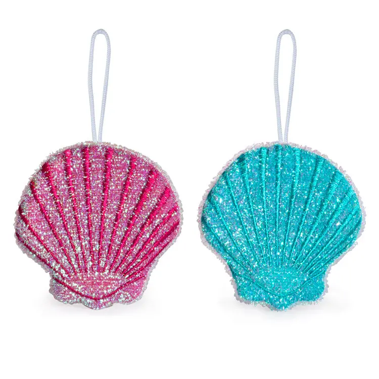Natural Seashell-Textured Scrub Sponge For Dishes 1