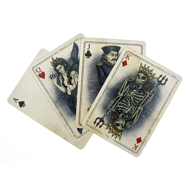 Nautical-Themed Playing Cards With Ocean-Inspired Design 1