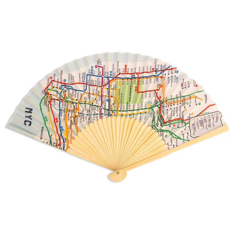 Nyc Subway Map Mini Handheld Fan 1