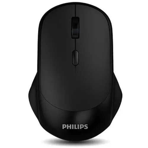 Philips M423/Spk7423 2.4 Ghz Wireless Mouse — 2000 Dpi High-Performance Black Optical Model 1