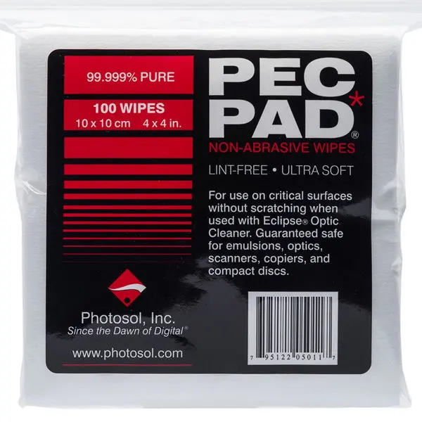 Photosol Pec Pad Ultra-Soft Lint-Free Cleaning Tissues – 99.999% Pure For Sensitive Optics & Sensors 1
