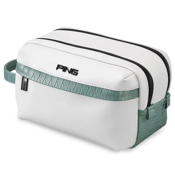 Ping White Pj Series Golf Travel Pouch For Sports Tours 1