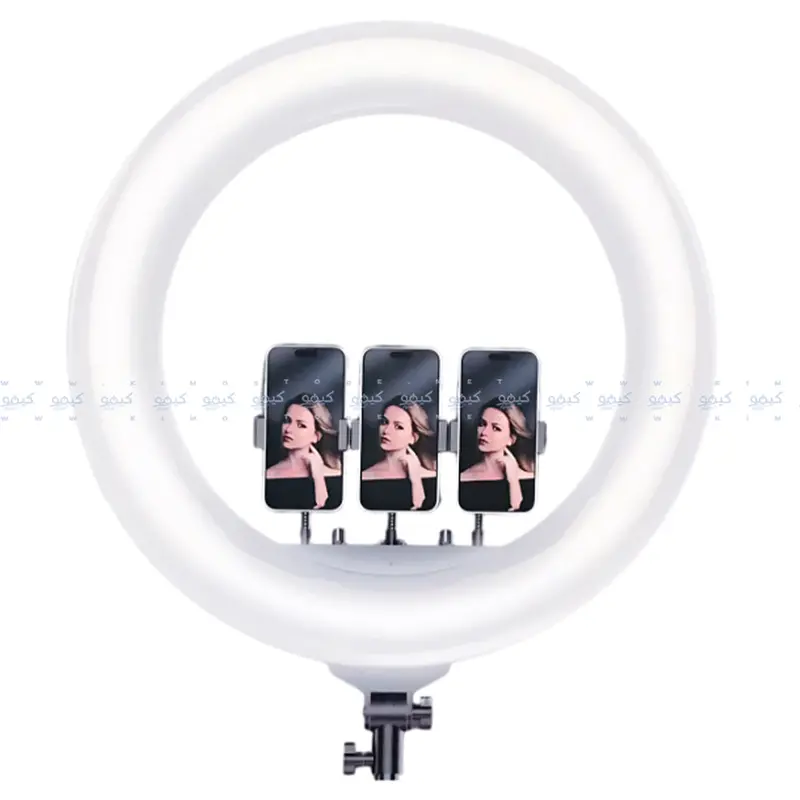 Plokama Live-R45 45Cm Led Ring Light For Selfies With Triple Adjustable Phone Holder 1