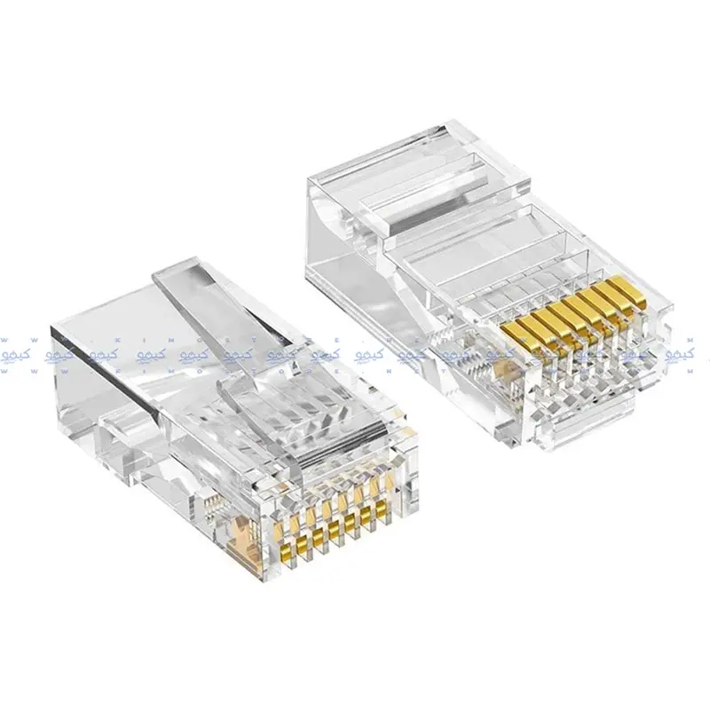 Point Rj45 Cat6E Utp Connectors – Pack Of 500 Plastic Crimp-On Jacks 1