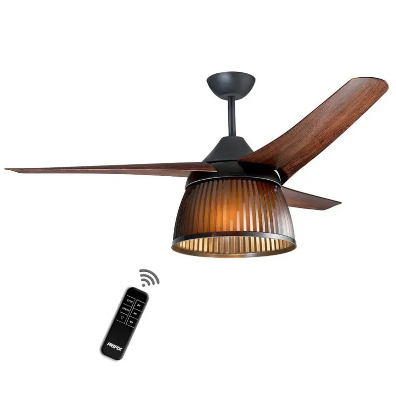 Prifix Jumbo Cfj-563 56" Ceiling Fan With Remote – Quiet Dc Motor, Modern Design 1