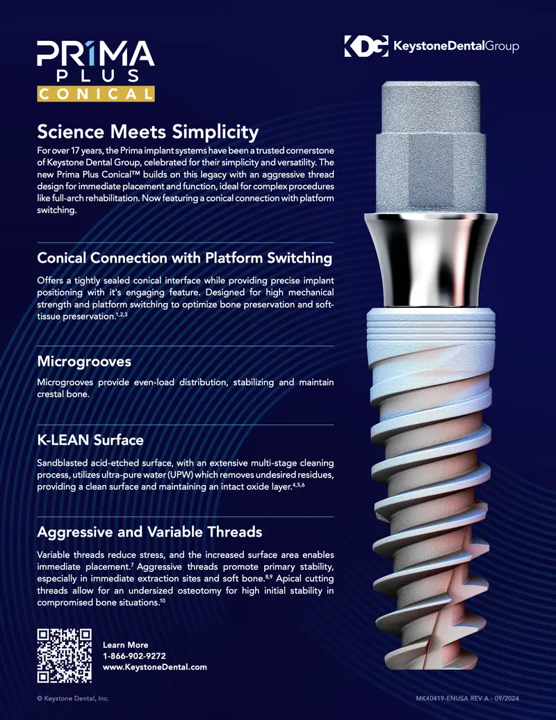 Prima Plus™ Product Overview Flyer 1