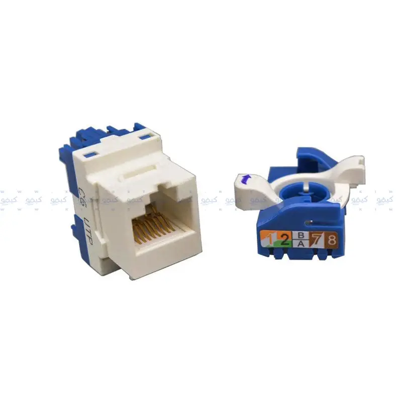 Prolink Rotating Keystone Module – Cat6 Utp Rj45 Jack For Flexible Wall Plate Installations 1
